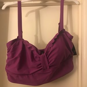 Purple Torrid Bikini Top -New with tags